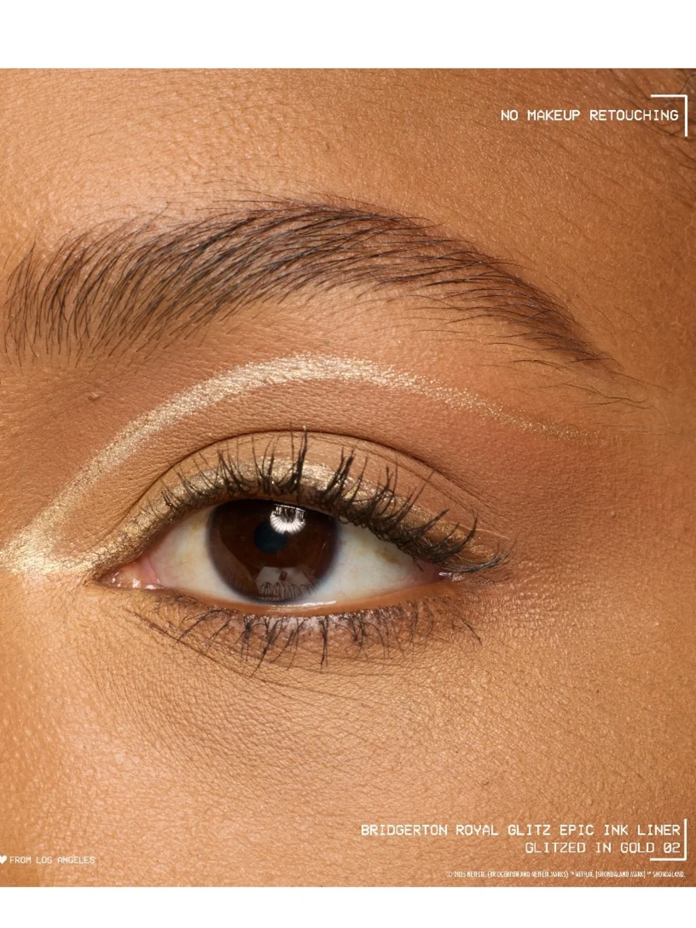 NYX BRIDGERTON ROYAL EPIC INK LINER GLITZ in Glitzed in Gold 1ml BRAND NEW